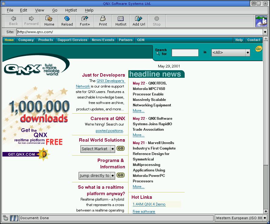 Web client widget