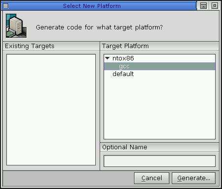 Platform selector