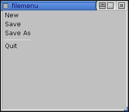 Menu module