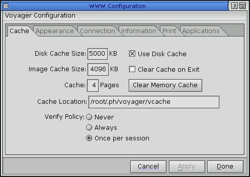 WWW Configuration
