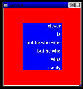 Example of PgDrawMultiTextArea()
