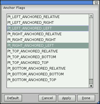 Editing anchor flags
