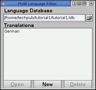 language editor